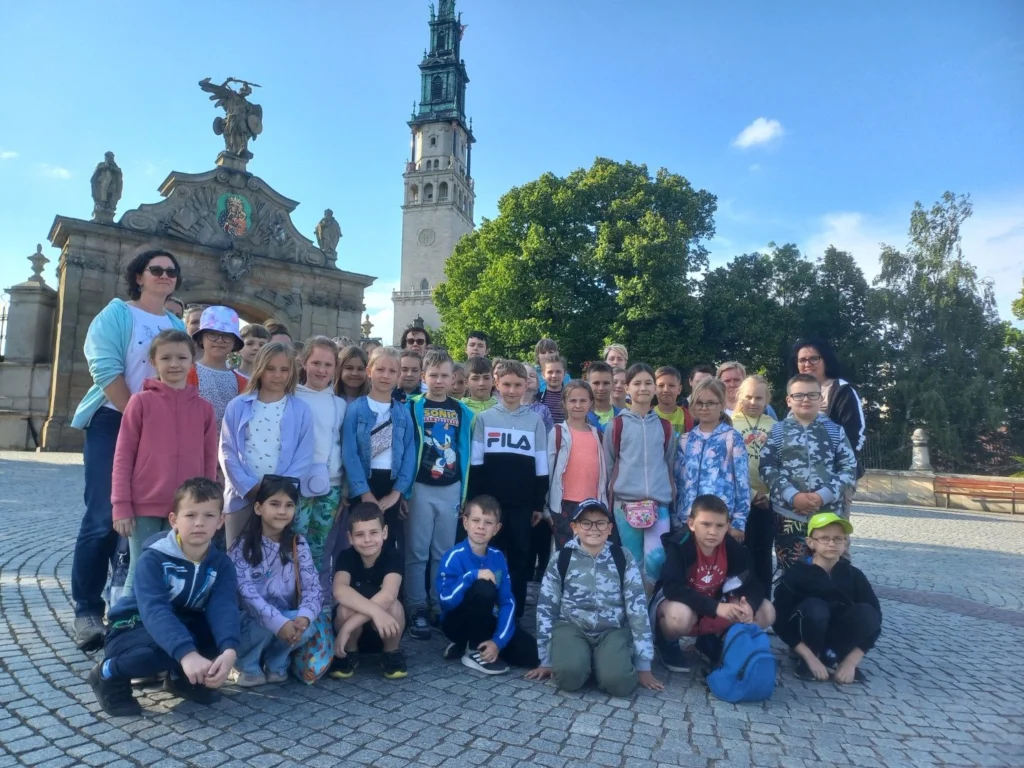 Pielgrzymka dzieci komunijnych na Jasną Górę
